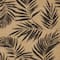 DII® Black Fern Print On Natural Jute Table Runner 14x72